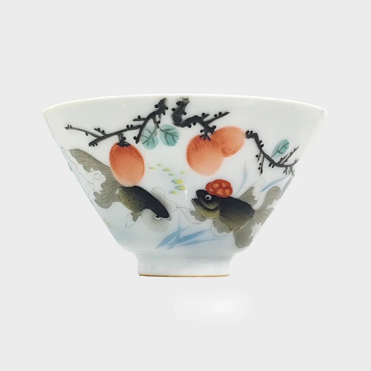 Goldfish & Persimmon Teacup