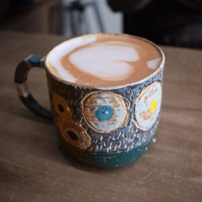 "Imperfect Harmony" Handcrafted Wabi-Sabi Style Ceramic Mug