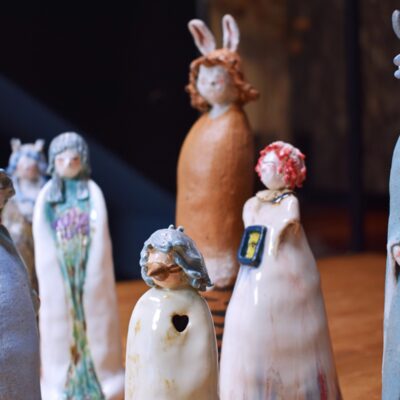 Handcrafted Magic Hair Porcelain Dolls