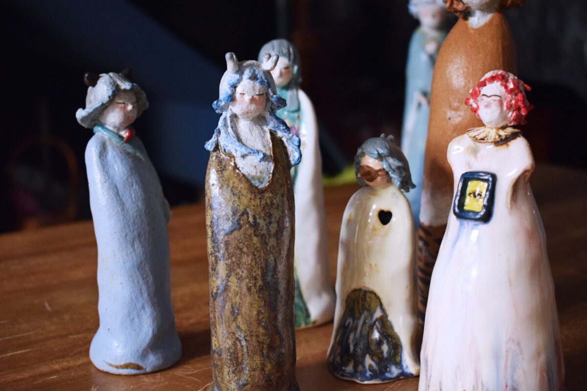 Handcrafted Magic Hair Porcelain Dolls