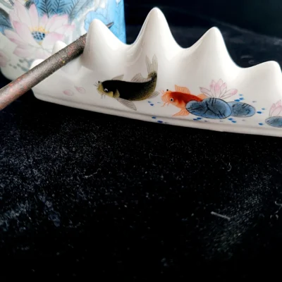 Img_20250125_115012 Lotus Pond Ceramic Calligraphy Set