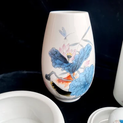 Img_20250125_115053 Lotus Pond Ceramic Calligraphy Set