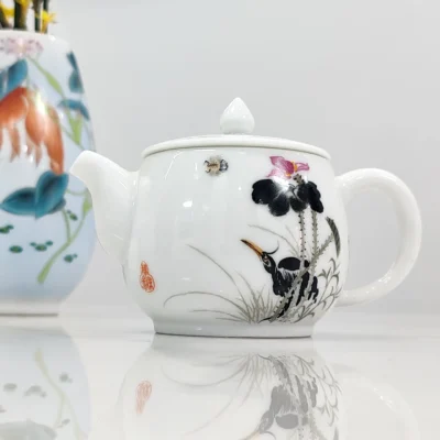 Img_20250131_112218 Black Ink Heron Lotus Design