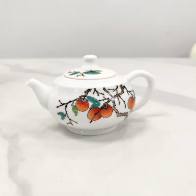 Persimmon Bliss Ceramic Teapot
