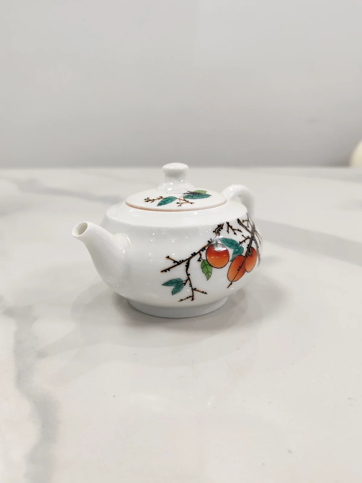 Persimmon Bliss Ceramic Teapot