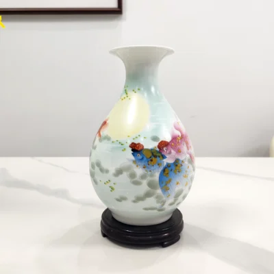 Goldfish Ceramic Vase