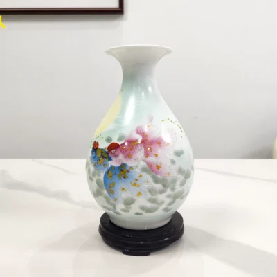 Goldfish Ceramic Vase