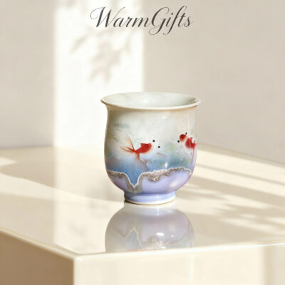 Hand-Painted Goldfish Glaze