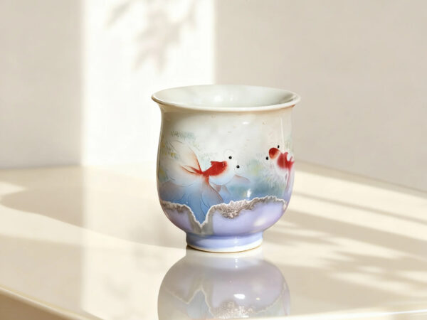 Hand-Painted Goldfish Glaze