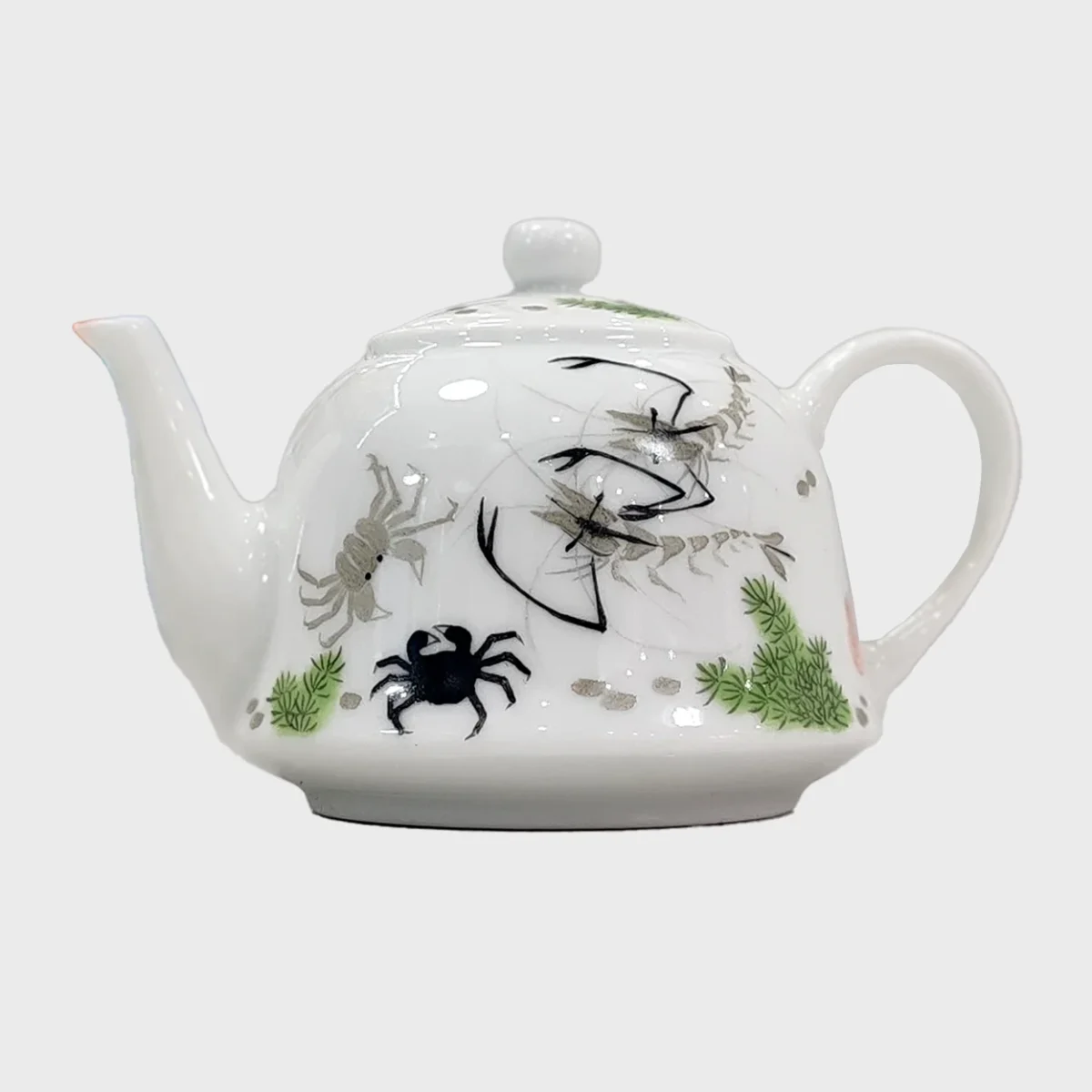 Playful River Shrimp & Crab