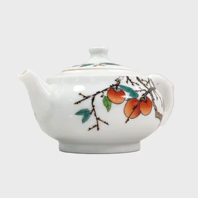 Persimmon Bliss Ceramic Teapot
