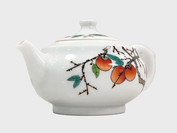 Persimmon Bliss Ceramic Teapot