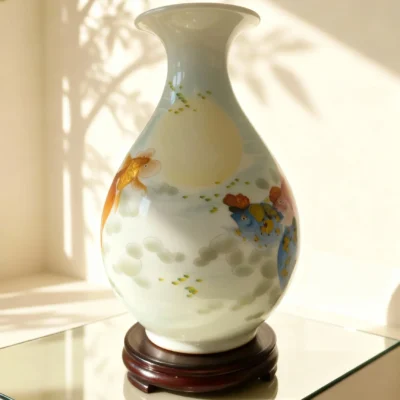 Jinyu02 Goldfish Ceramic Vase