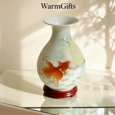 Jinyu06 Goldfish Ceramic Vase