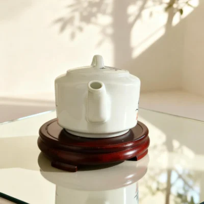 Orchid Ceramic Teapot  Hand-Painted