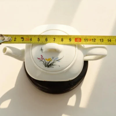 Orchid Ceramic Teapot  Hand-Painted
