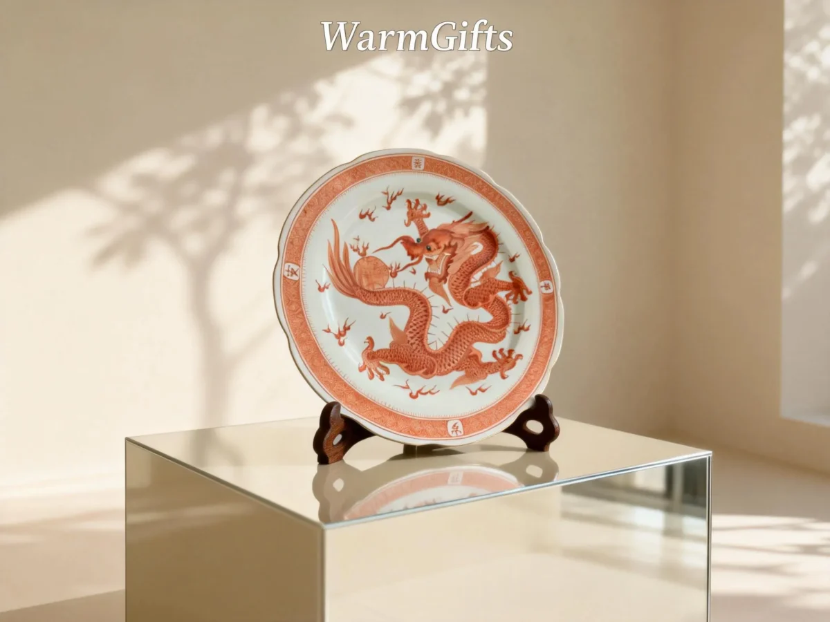 Imperial Dragon Cloud Ceramic Plate