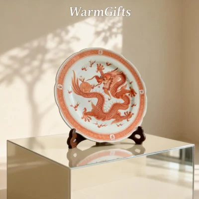 Imperial Dragon Cloud Ceramic Plate