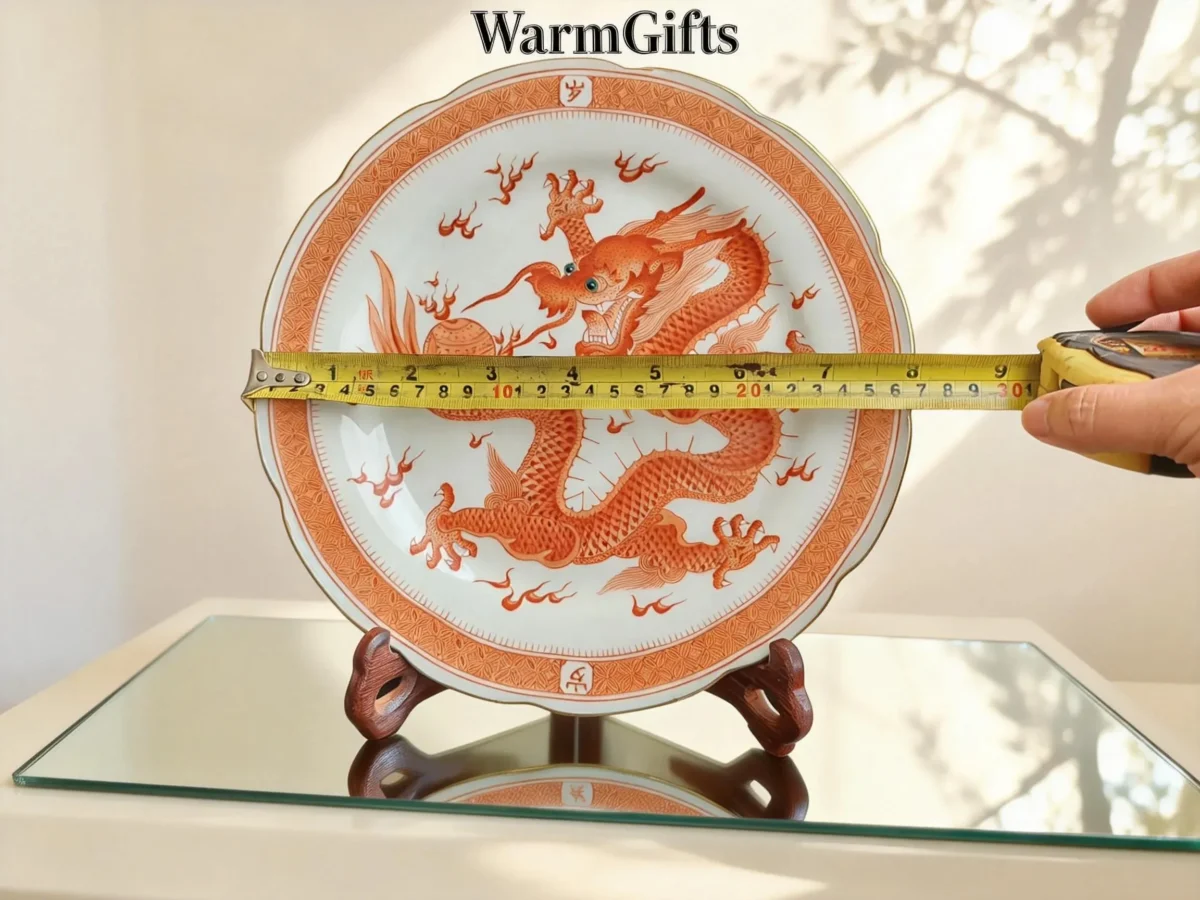 Imperial Dragon Cloud Ceramic Plate