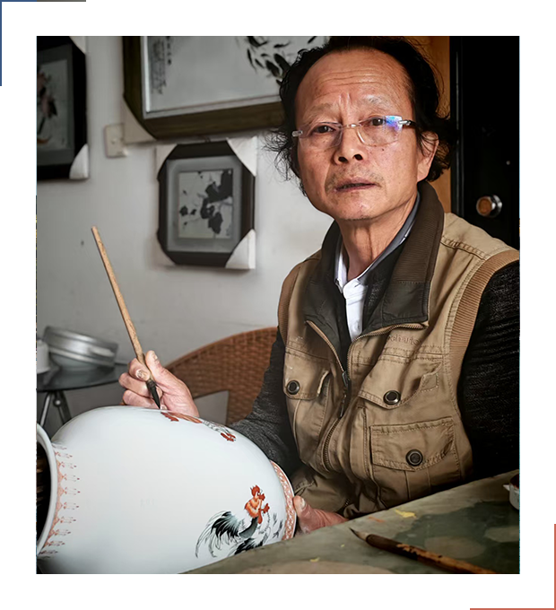 Porcelain creation, Jinbao Yang