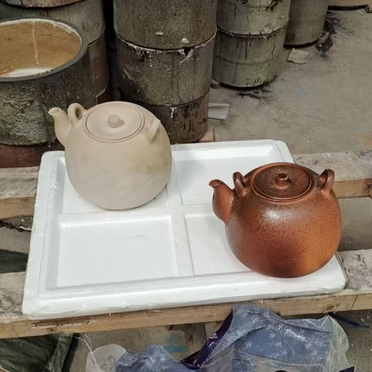 Hand-Painted Cloud Dragon Porcelain Plate