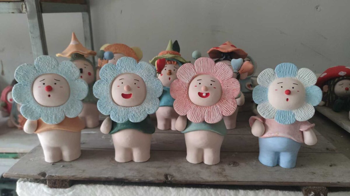 warmgifts Botanical Spirit Handcrafted Porcelain Dolls