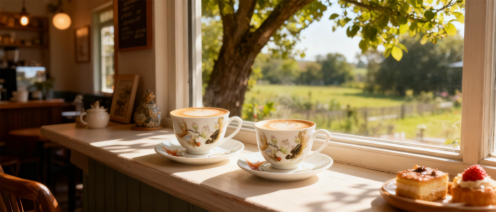 Custom wedding Anniversary A Goldfish Floral Cup custom-made by Mr. Li for his wife — from cherished memories to the warmth held in hand.