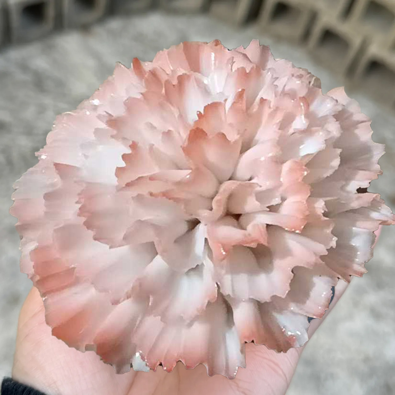 Flowers In Ceramic 21 Hand-Painted Cloud Dragon Porcelain Plate