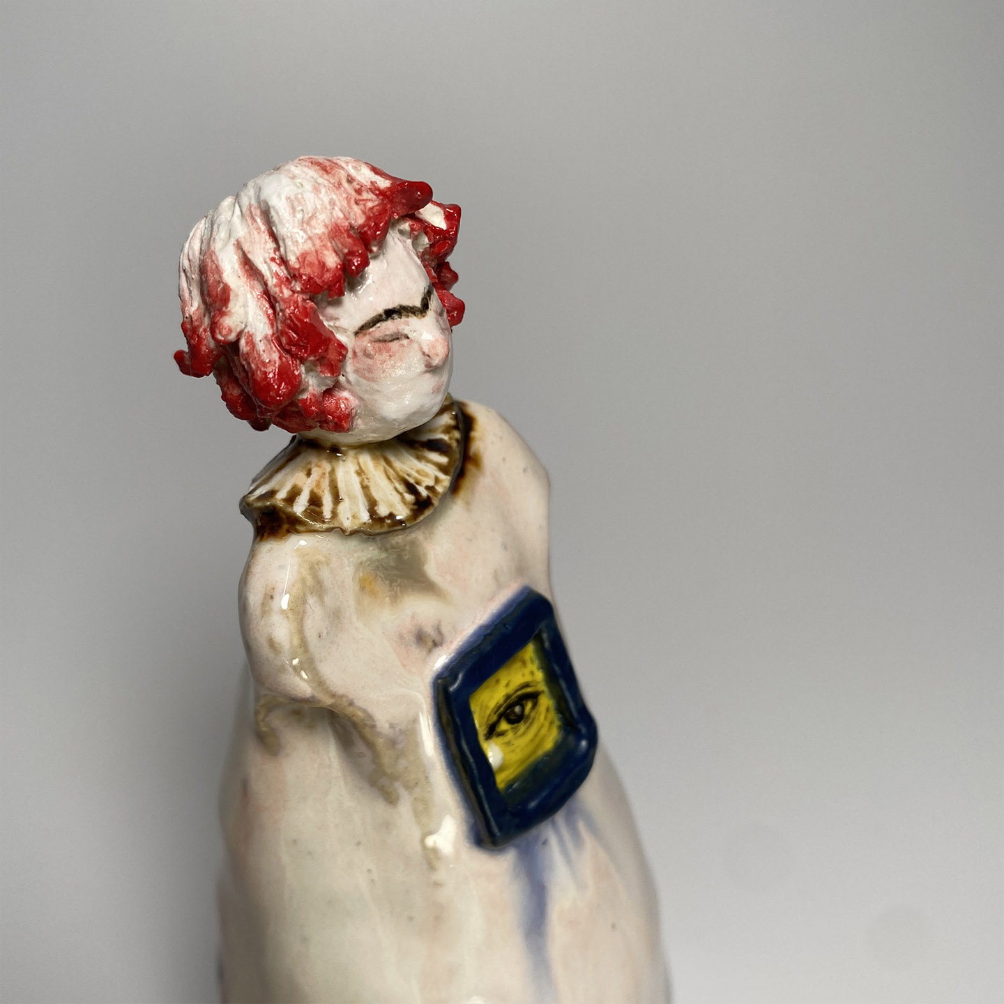 Hand-Painted Cloud Dragon Porcelain Plate