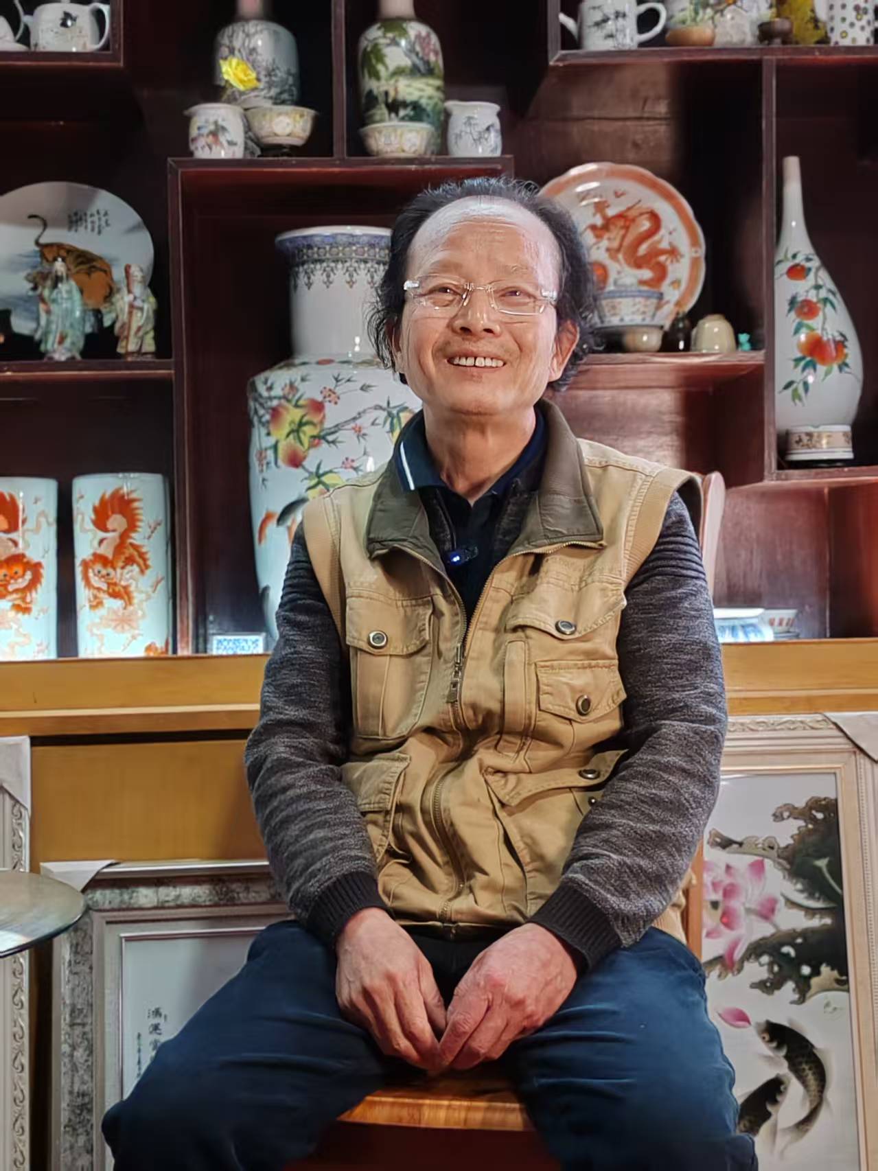 china jingdezhen porcelain jinbao Yang, Manager of lìnbiăo tāng.Warmgifts Porcelain anniversary gifts