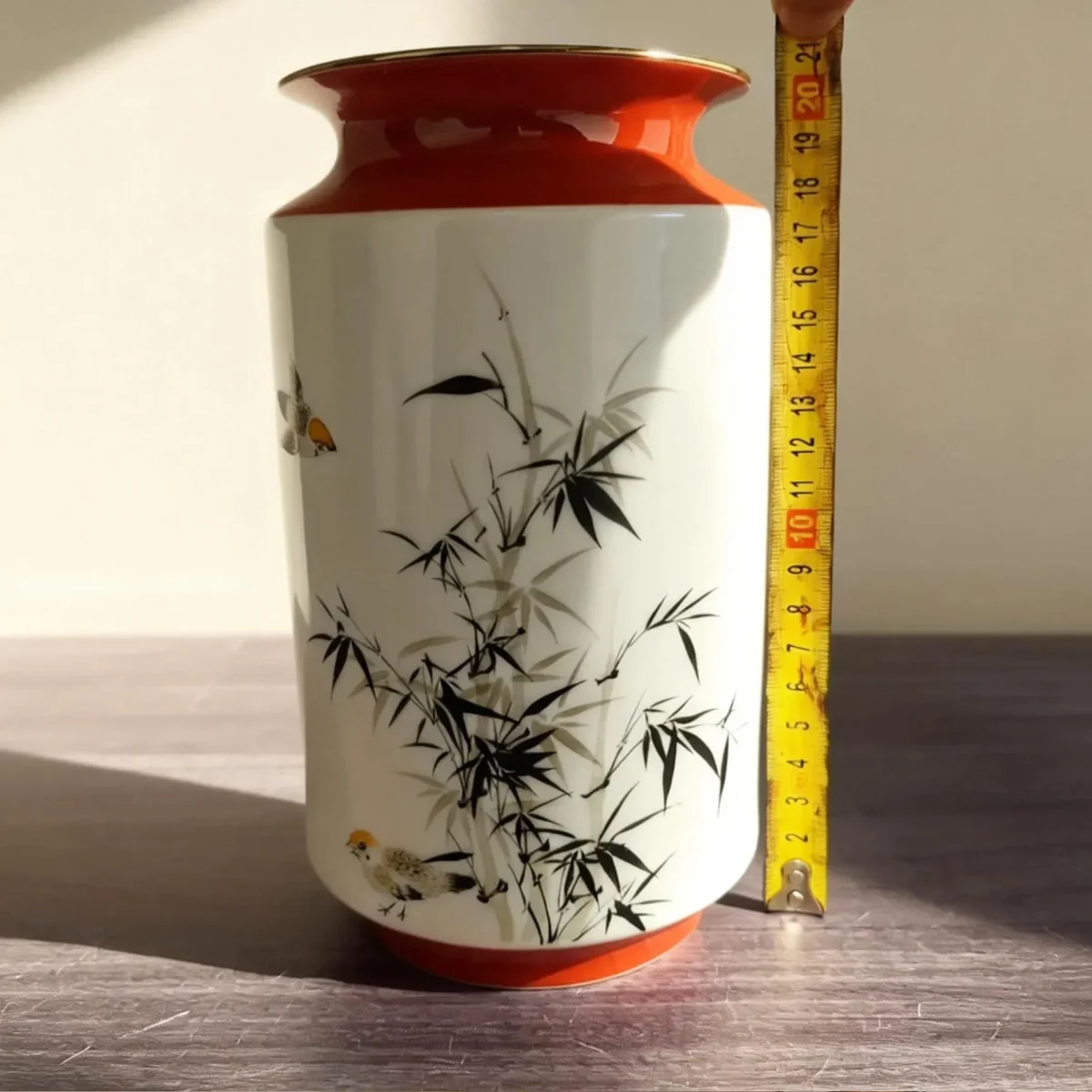 Irregular Golden Bell Porcelain Bamboo Signalling Peace