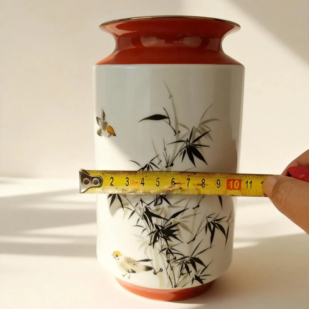 Irregular Golden Bell Porcelain Bamboo Signalling Peace