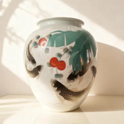 Pomegranate Jar Arhat Jar Plantain Koi