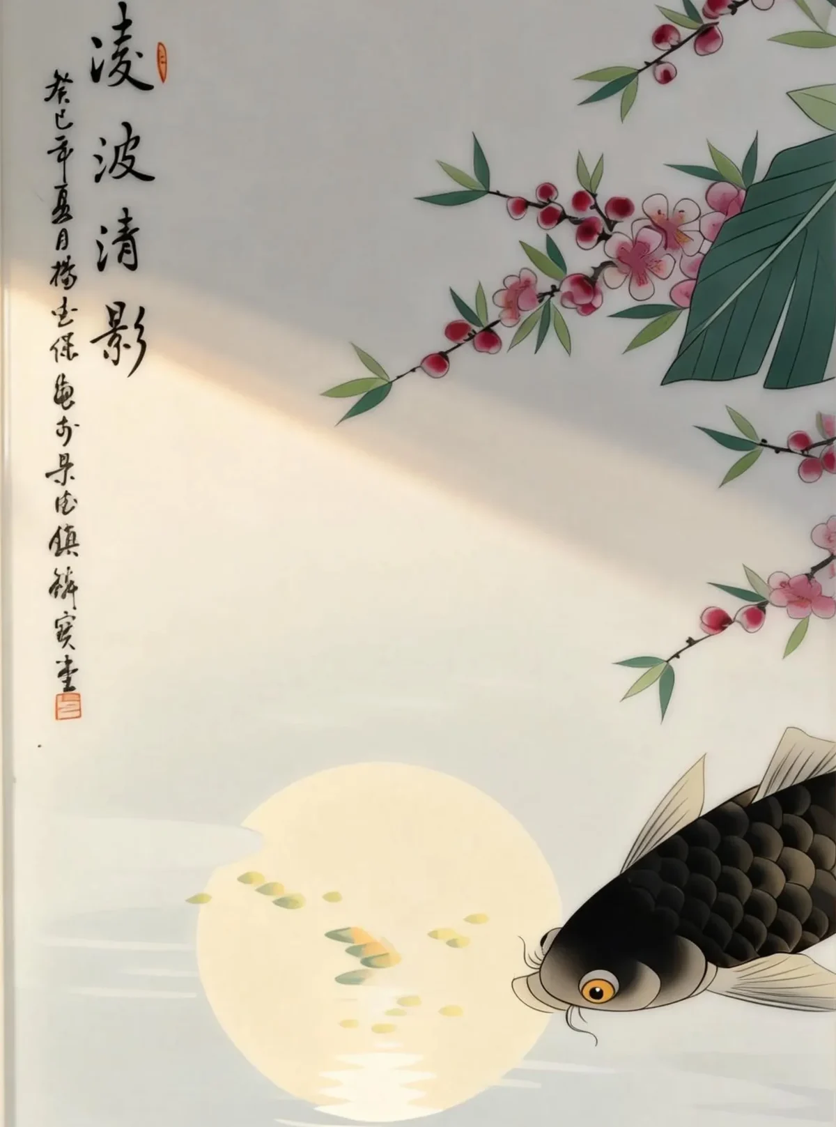 Bajiao03 Graceful Reflections on Ripples