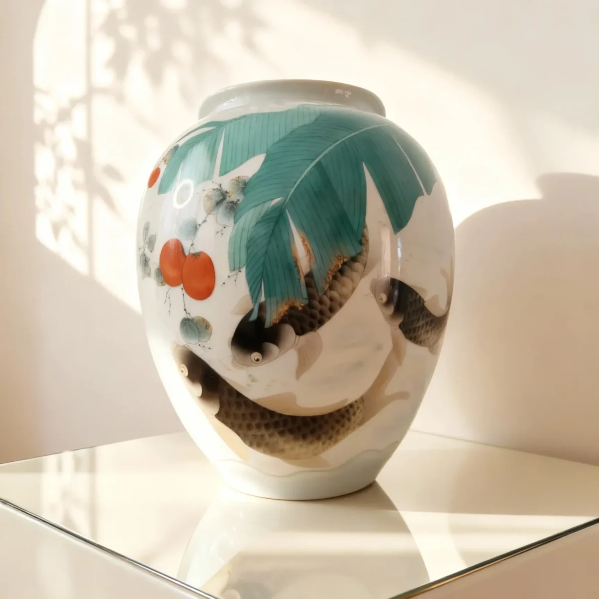 Pomegranate Jar Arhat Jar Plantain Koi