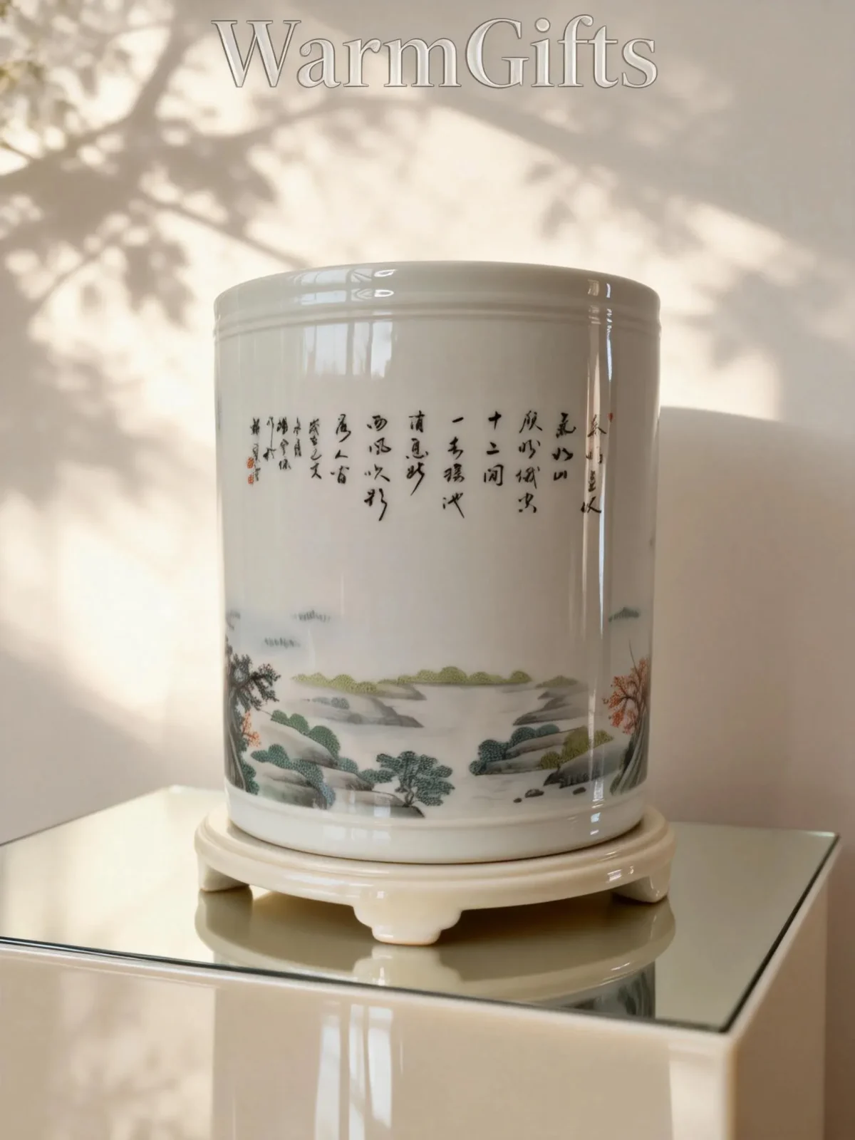 Noble Horse Painting Brush Holder