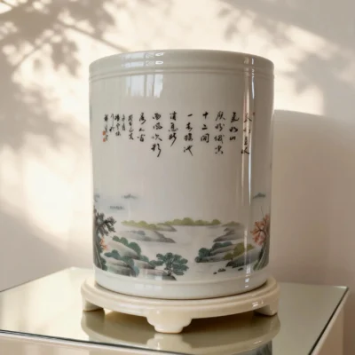 Noble Horse Painting Brush Holder