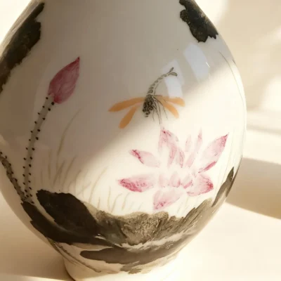 Garlic Bottle Ink Lotus Hummingbird Paired Bottles