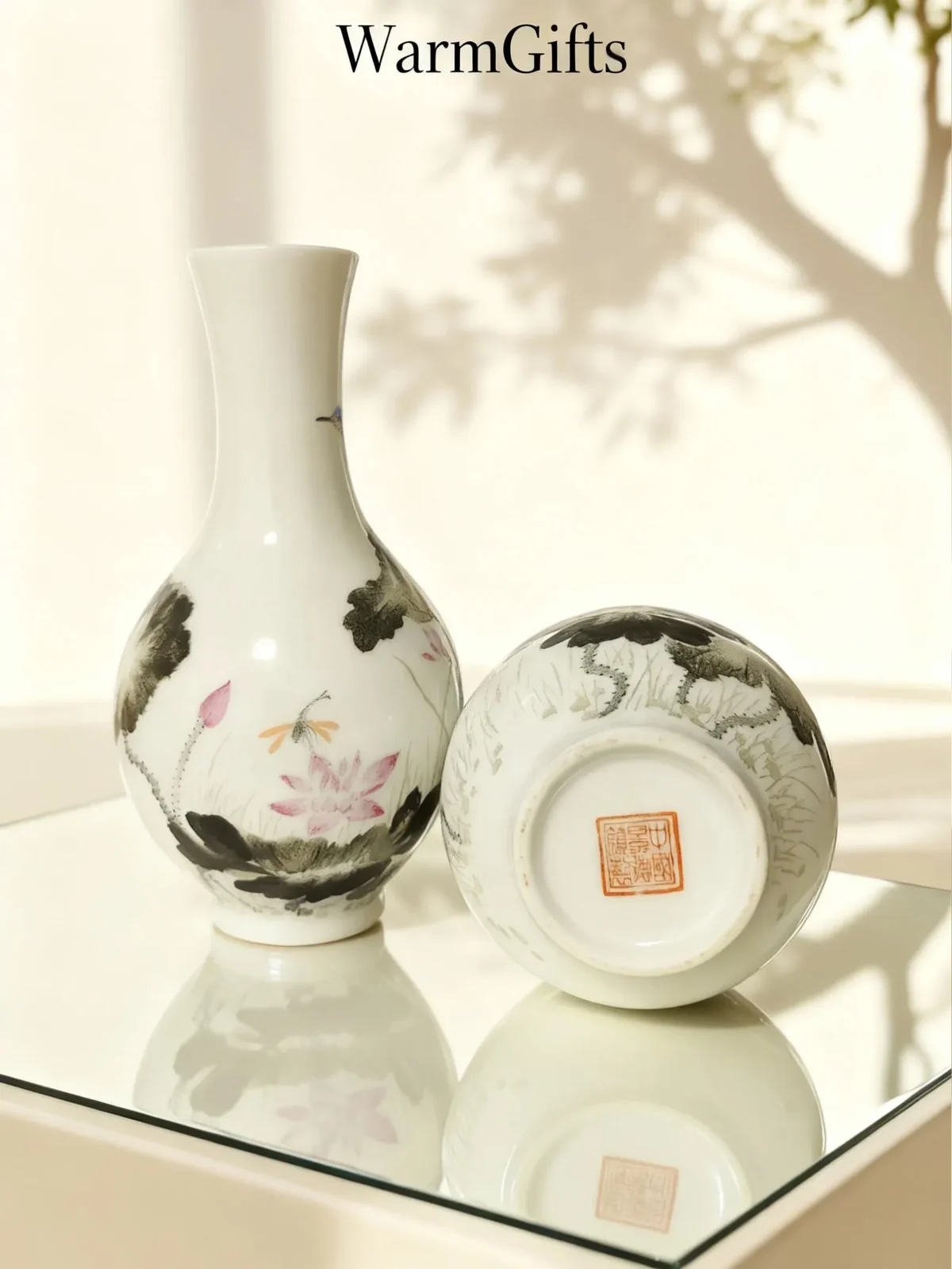 Garlic Bottle Ink Lotus Hummingbird Paired Bottles