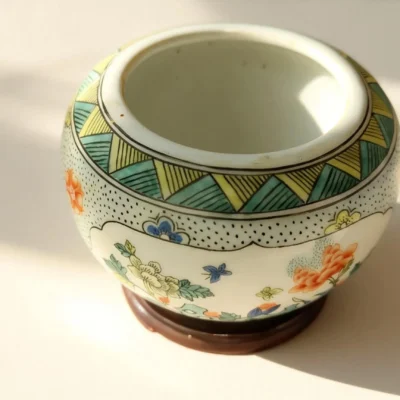 Blossom Butterfly Elegant Rhythm Porcelain Jar