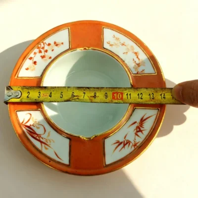 Gang07 Orange Rhythm Elegant Bamboo Ashtray