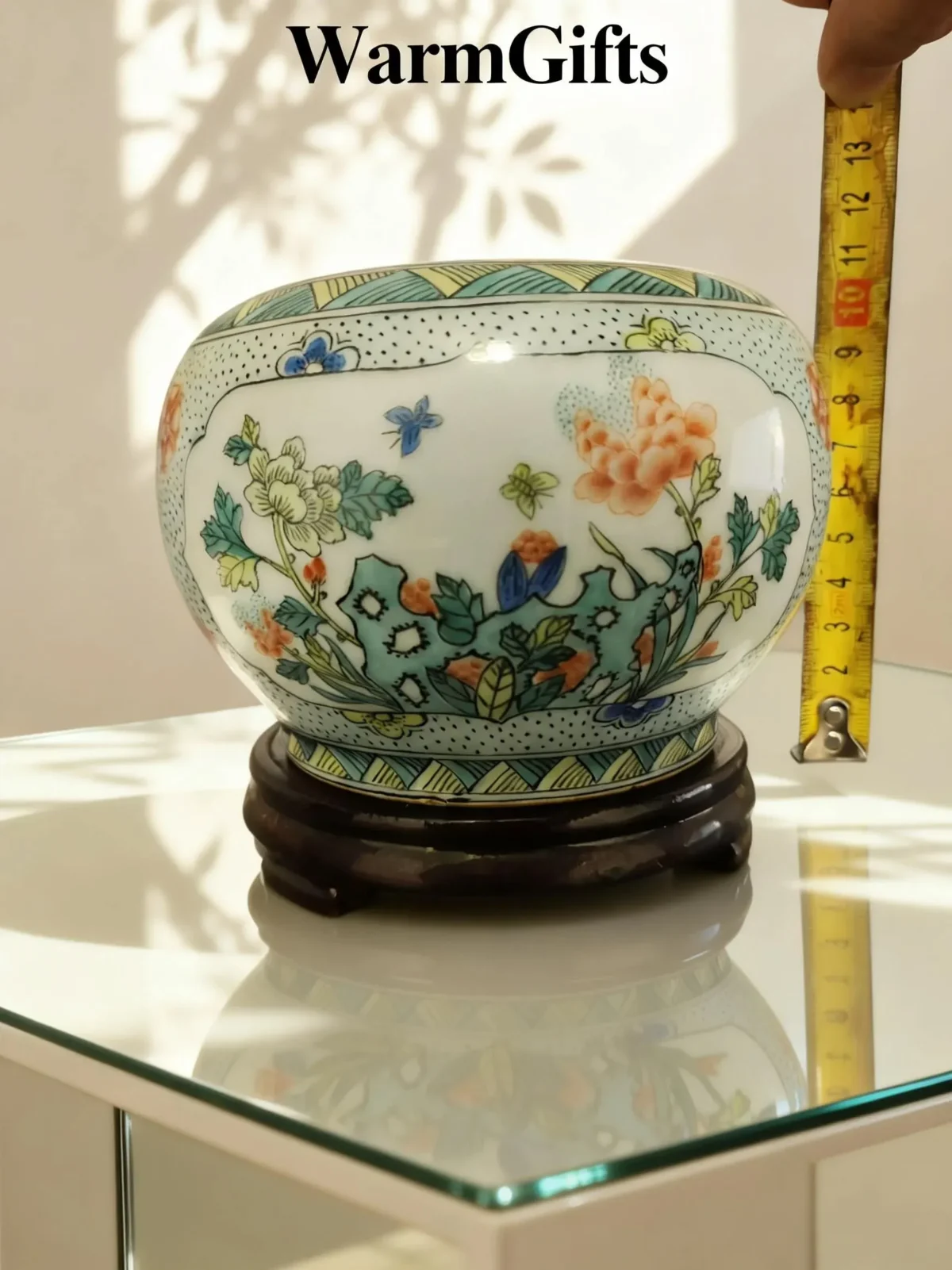 Blossom Butterfly Elegant Rhythm Porcelain Jar