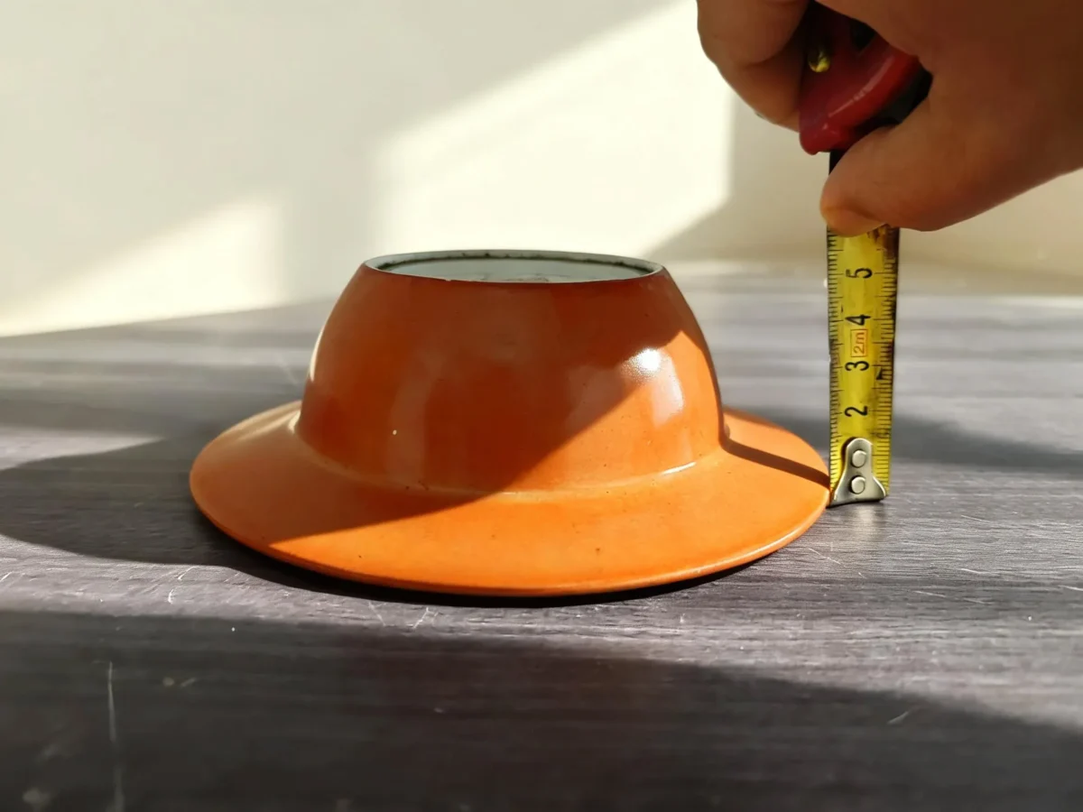 Gang08 Orange Rhythm Elegant Bamboo Ashtray