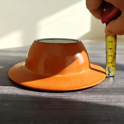 Gang08 Orange Rhythm Elegant Bamboo Ashtray