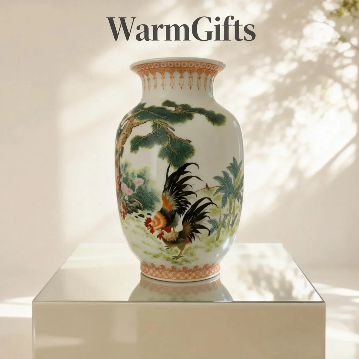 Winter Melon Bottle Paired Rooster Bottles