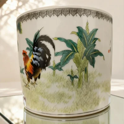 Rooster Brush Holder