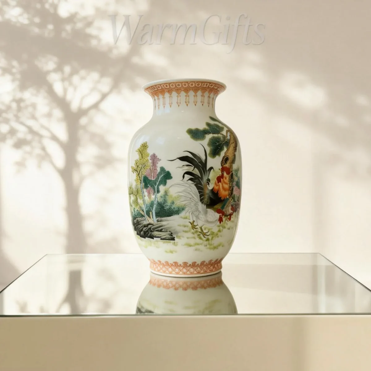 Winter Melon Bottle Paired Rooster Bottles