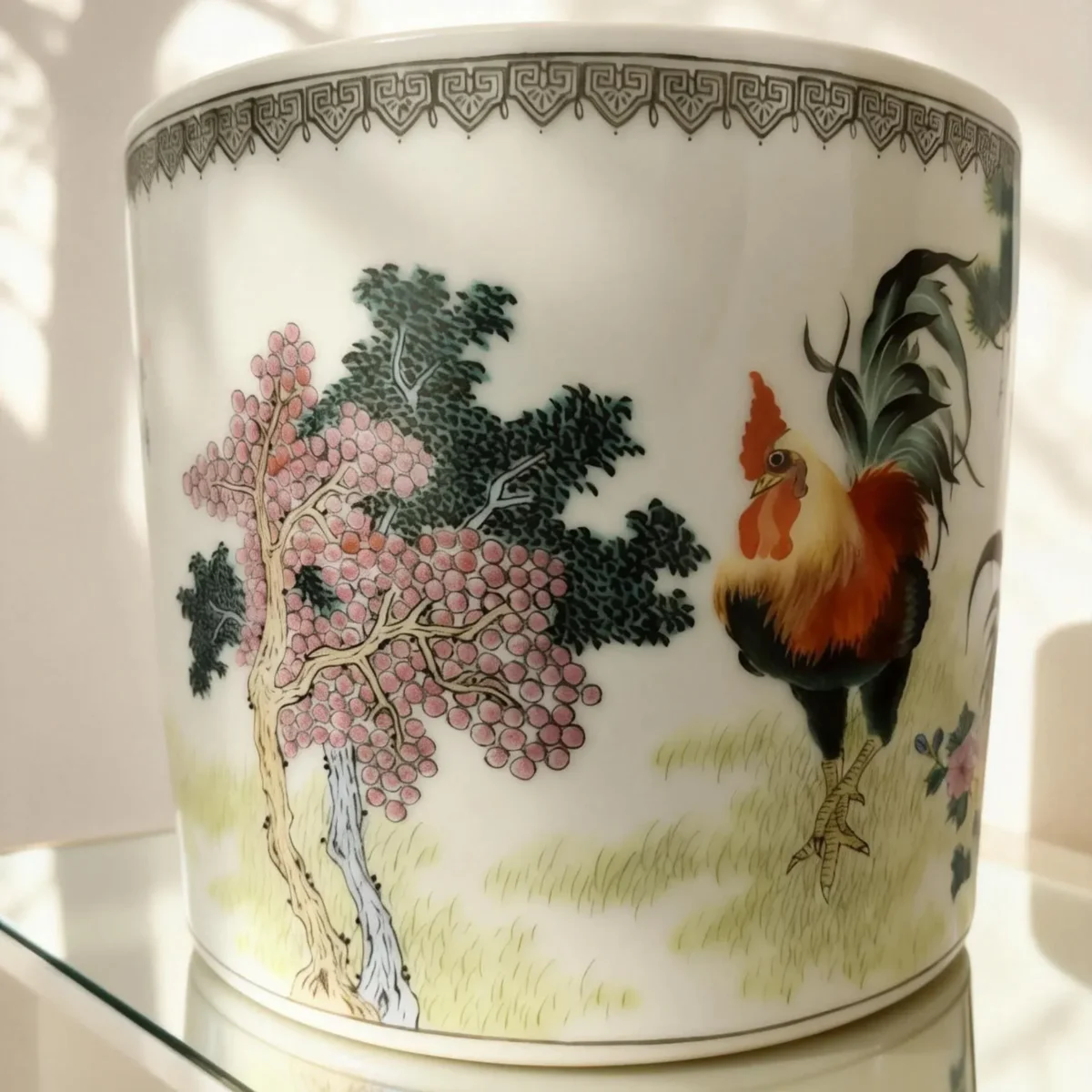 Rooster Brush Holder