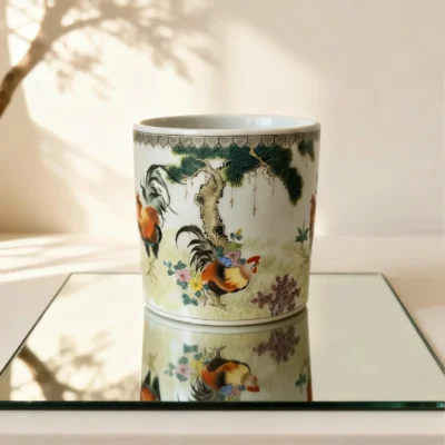 Rooster Brush Holder