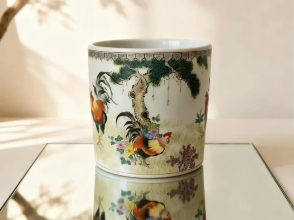 Rooster Brush Holder